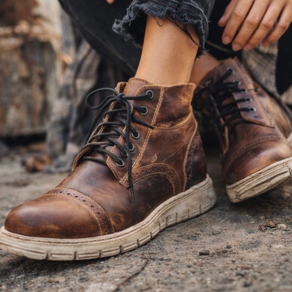 Bed Stu Bowery Chukka Boot in Teak Driftwood Size 6